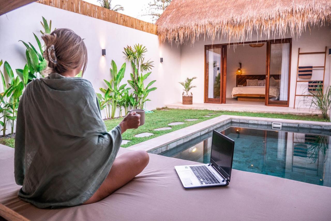 Palm Merah Villas - Private Pool (Adults Only) Selong Belanak Exterior foto